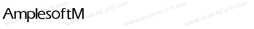 Amplesoft Medium字体转换